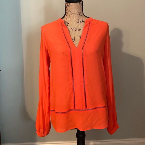EUC Michael Kors Blouse, Orange, XS - Picture 4 of 11